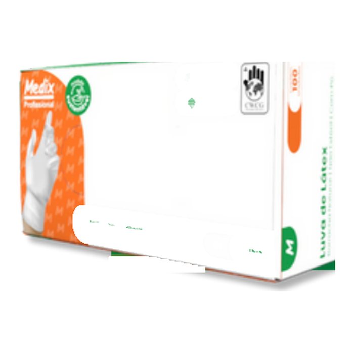 Luva de Látex com Pó Medix