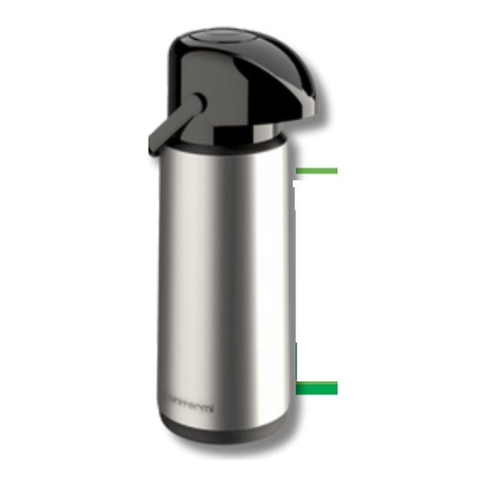 Garrafa Térmica de Pressão 1,8L Inox