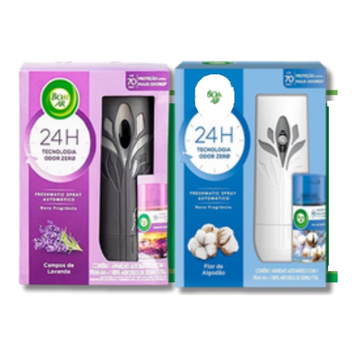 Aromatizador Bom Ar Freshmatic + Refil 250ml