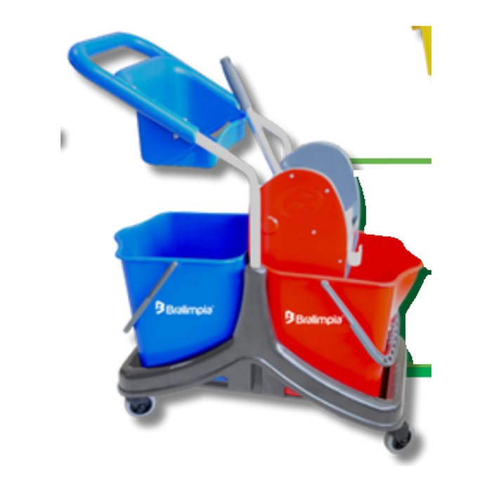 Carrinho Doblô 50L Bralimpia